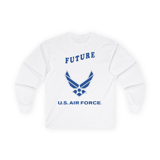 Unisex Ultra Cotton Long Sleeve Tee - USAF - Future Air Force X 300