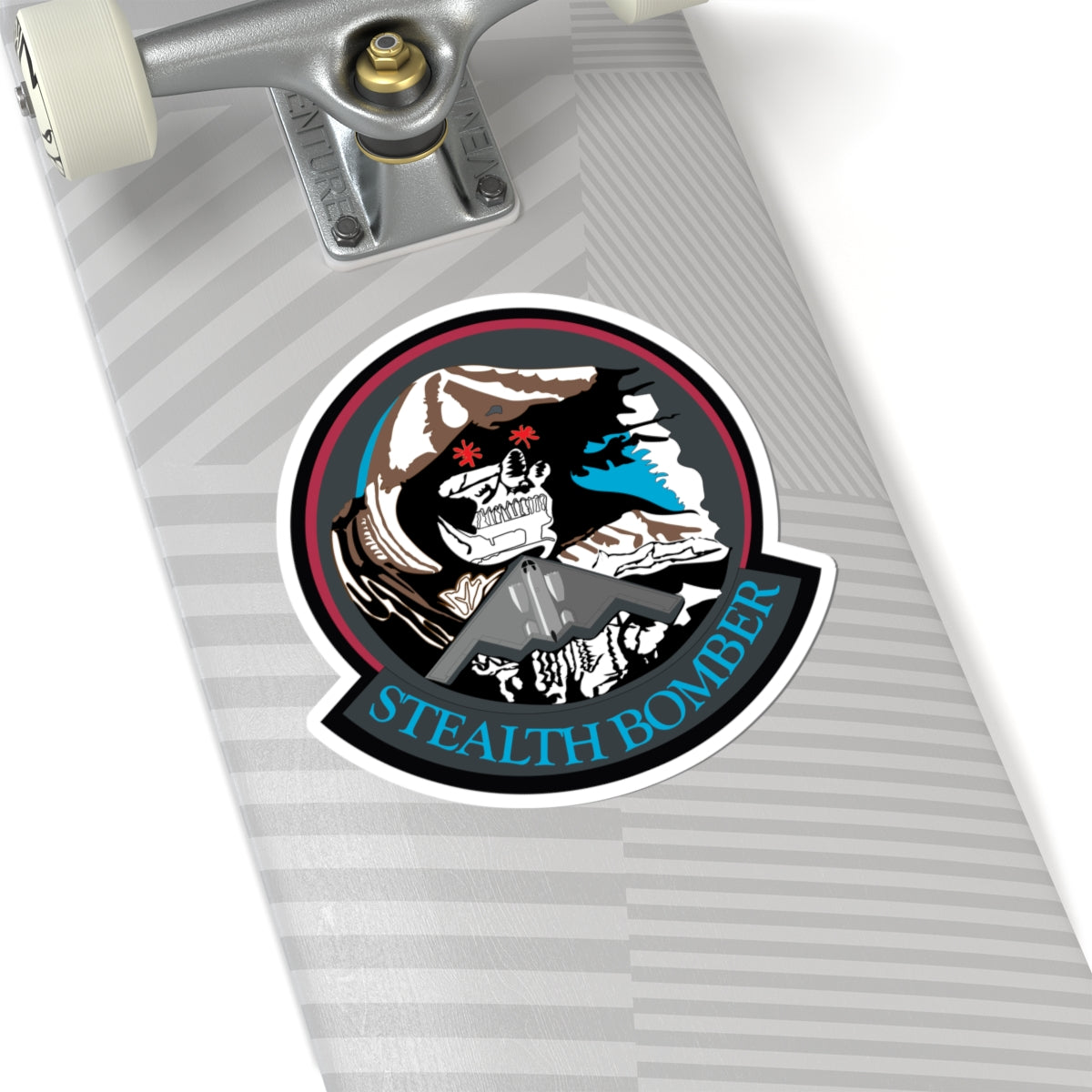 Kiss-Cut Stickers - USAF - B2 - Grim Reaper - Stealth Bomber wo txt X 300