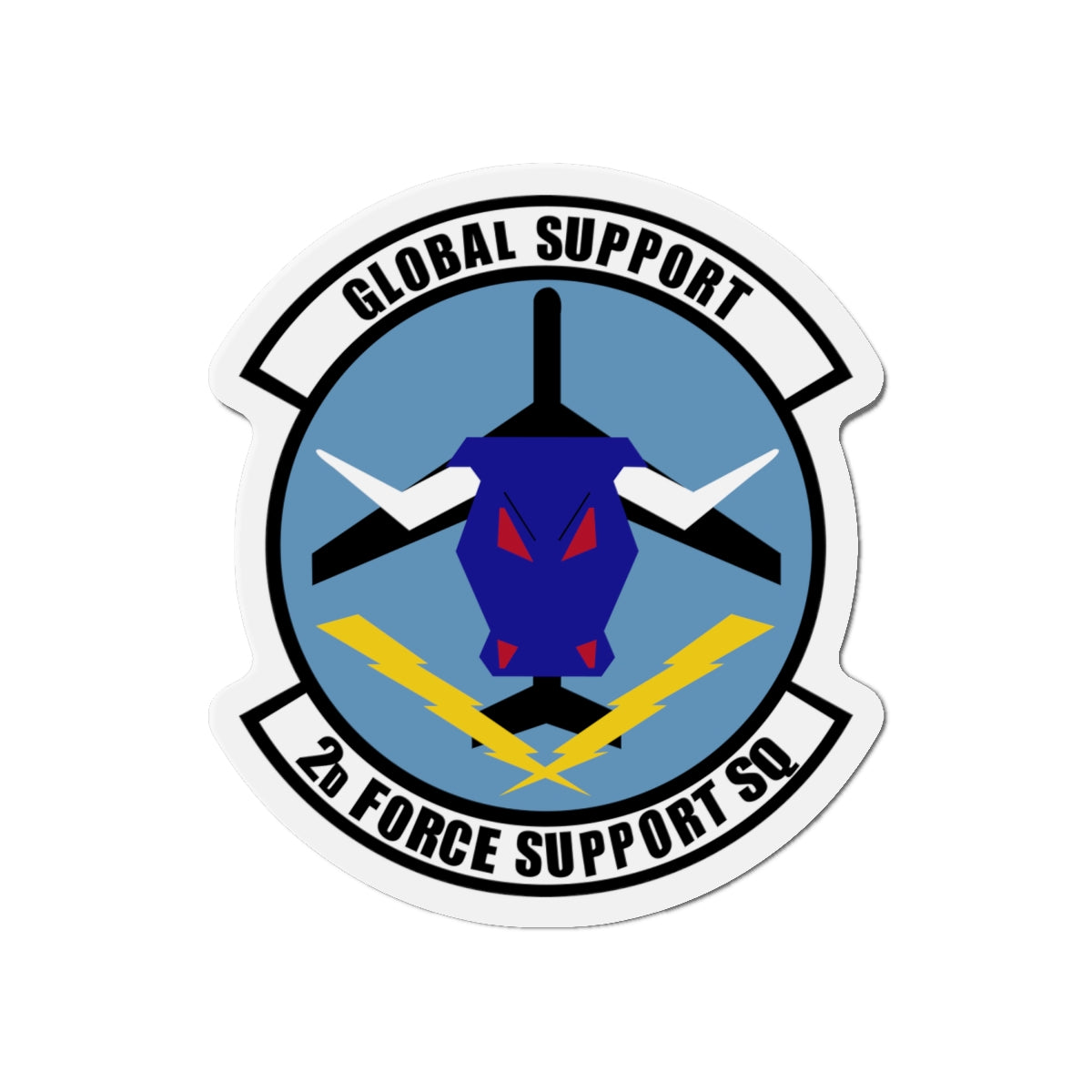Die-Cut Magnet - USAF - 2d  Force Support Squadron wo txt
