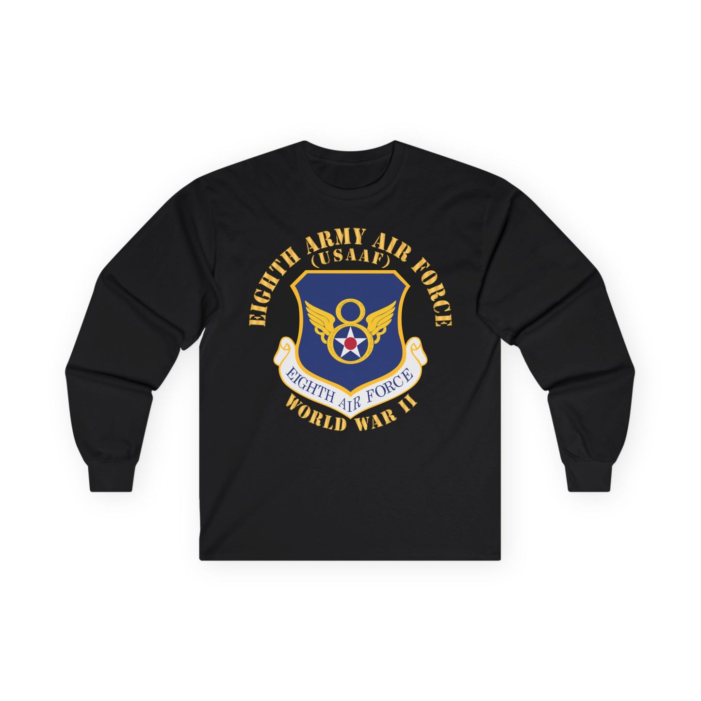 Unisex Ultra Cotton Long Sleeve Tee - USAF - 8th Air Force - WWII X 300