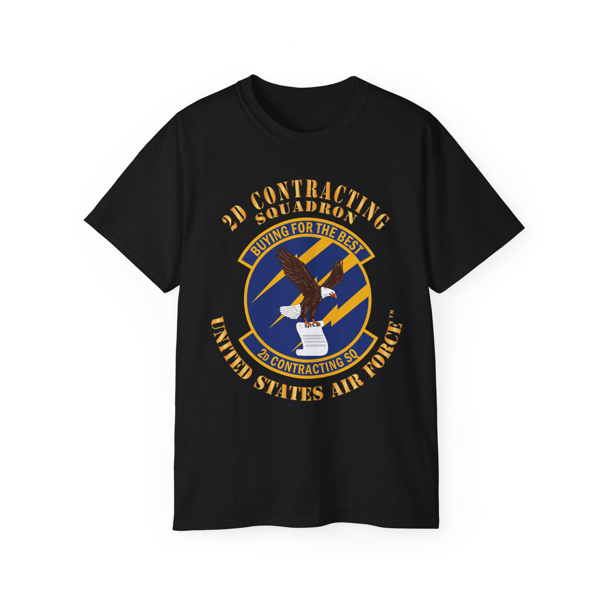 Unisex Ultra Cotton Tee - USAF - 2d Contracting Squadron