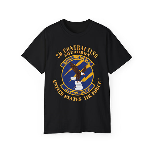 Unisex Ultra Cotton Tee - USAF - 2d Contracting Squadron
