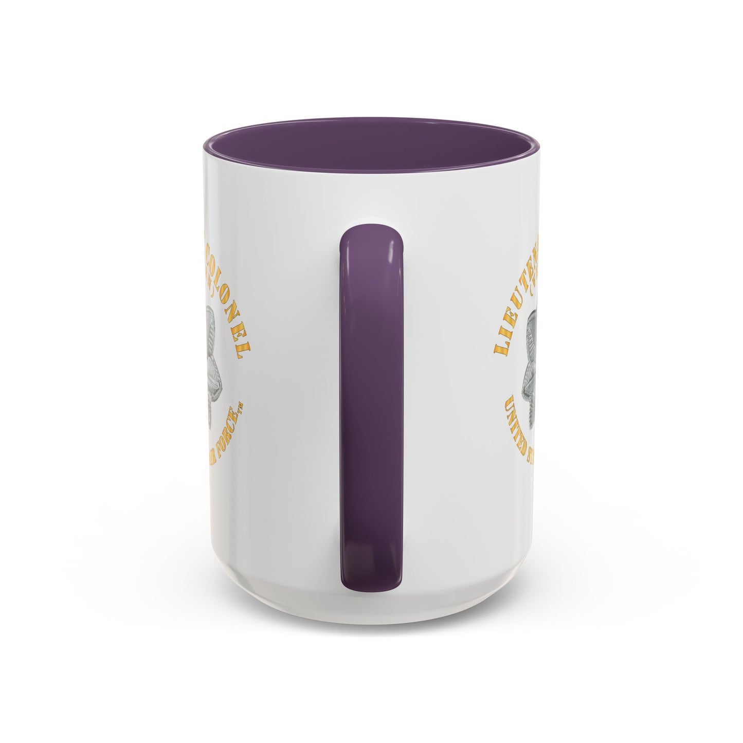Accent Coffee Mug (11oz & 15oz) - USAF - Lieutenant Colonel - LTC - Veteran - TM X 300