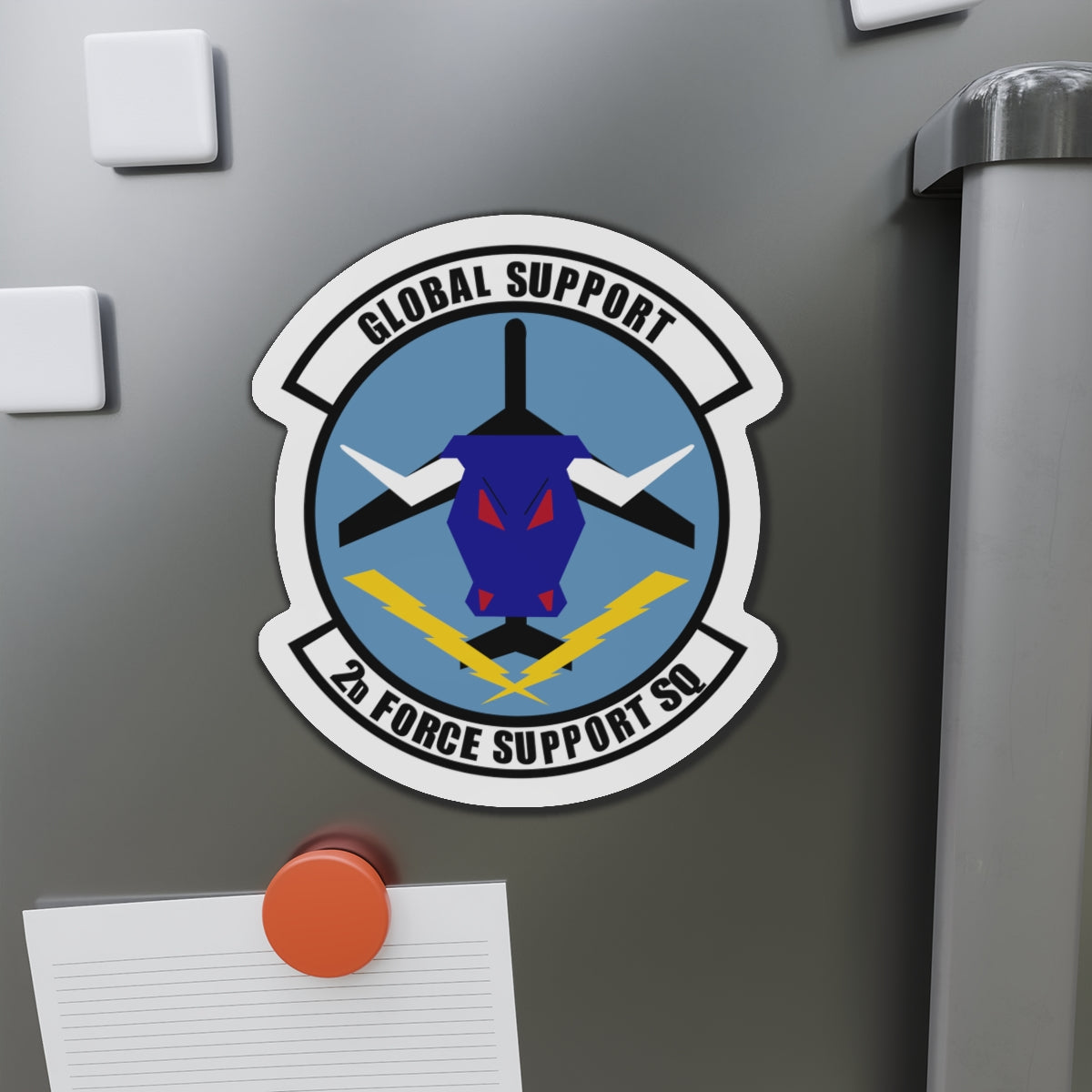 Die-Cut Magnet - USAF - 2d  Force Support Squadron wo txt