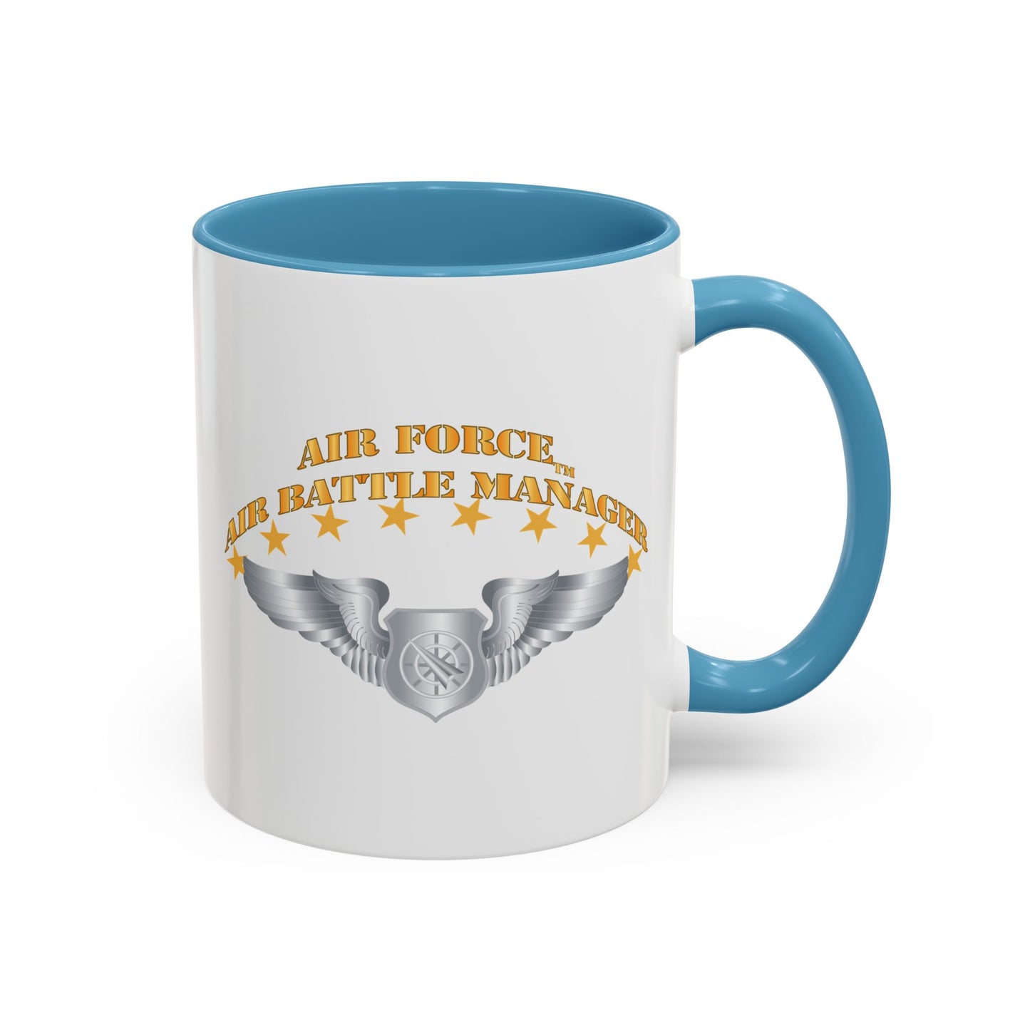 Accent Coffee Mug (11oz & 15oz) - USAF - Air Battle Manager - Basic Wings X 300