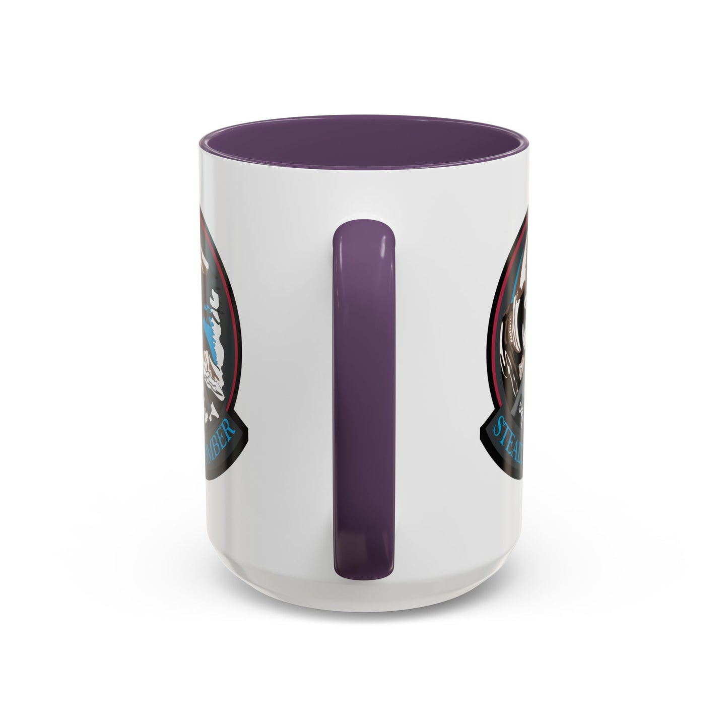 Accent Coffee Mug (11oz & 15oz) - USAF - B2 - Grim Reaper - Stealth Bomber wo txt X 300