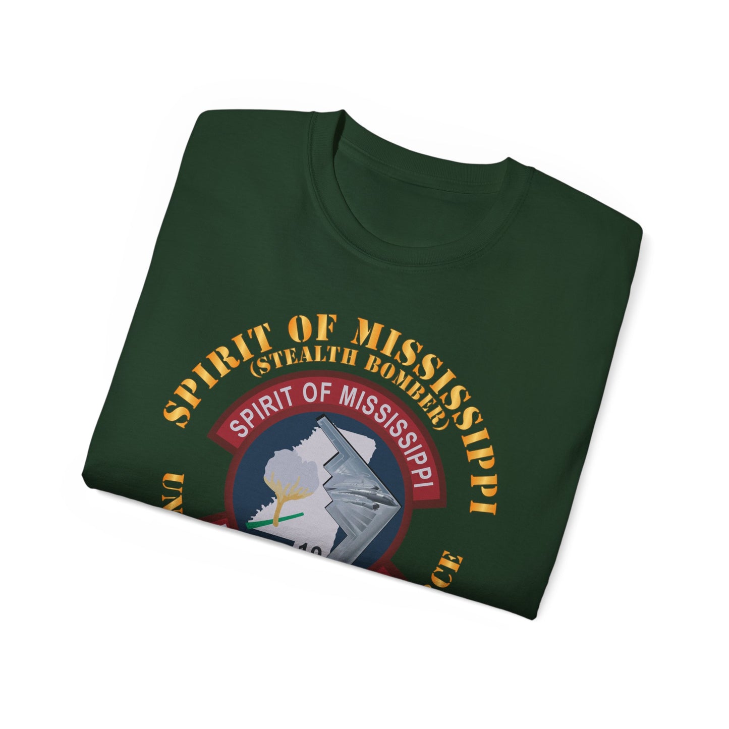 Unisex Ultra Cotton Tee - USAF - B2 - Spirit of Mississippi - Stealth Bomber X 300