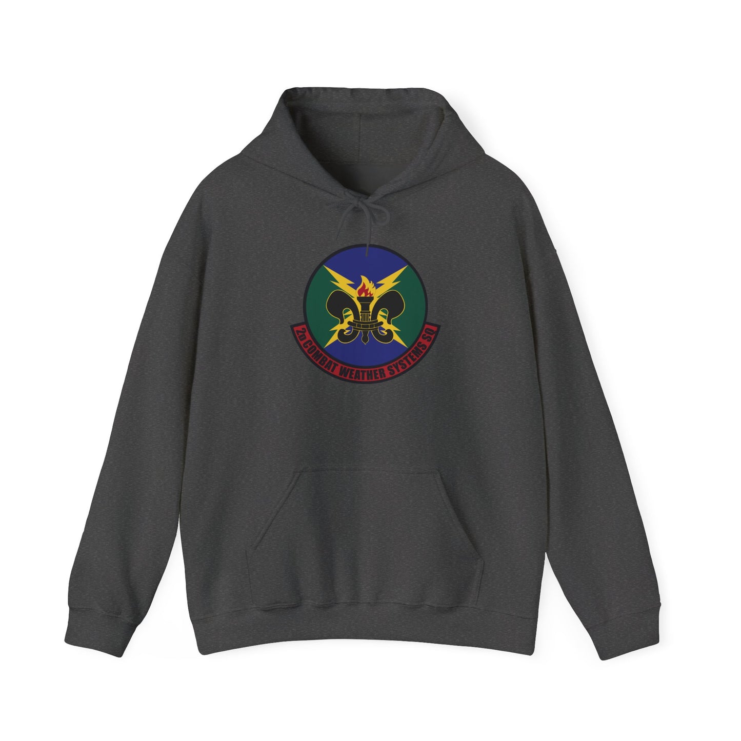 Unisex Heavy Blend Hooded Sweatshirt - USAF - 2d Combat Weather Systems Squadron wo txt