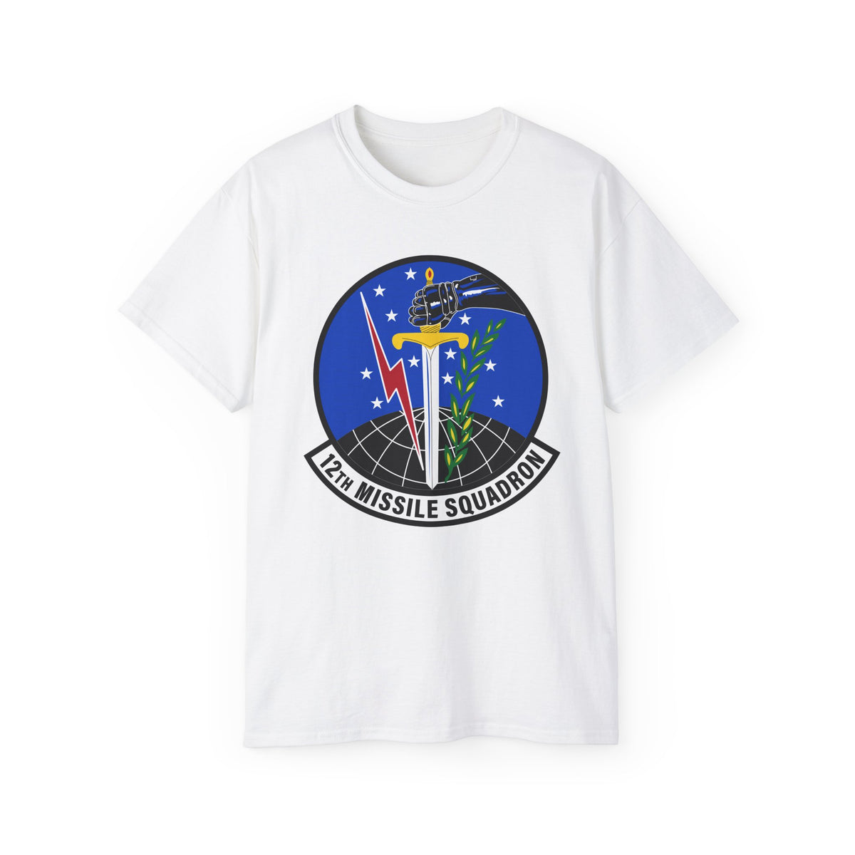 Unisex Ultra Cotton Tee - USAF - 12th Missile Squadron wo txt