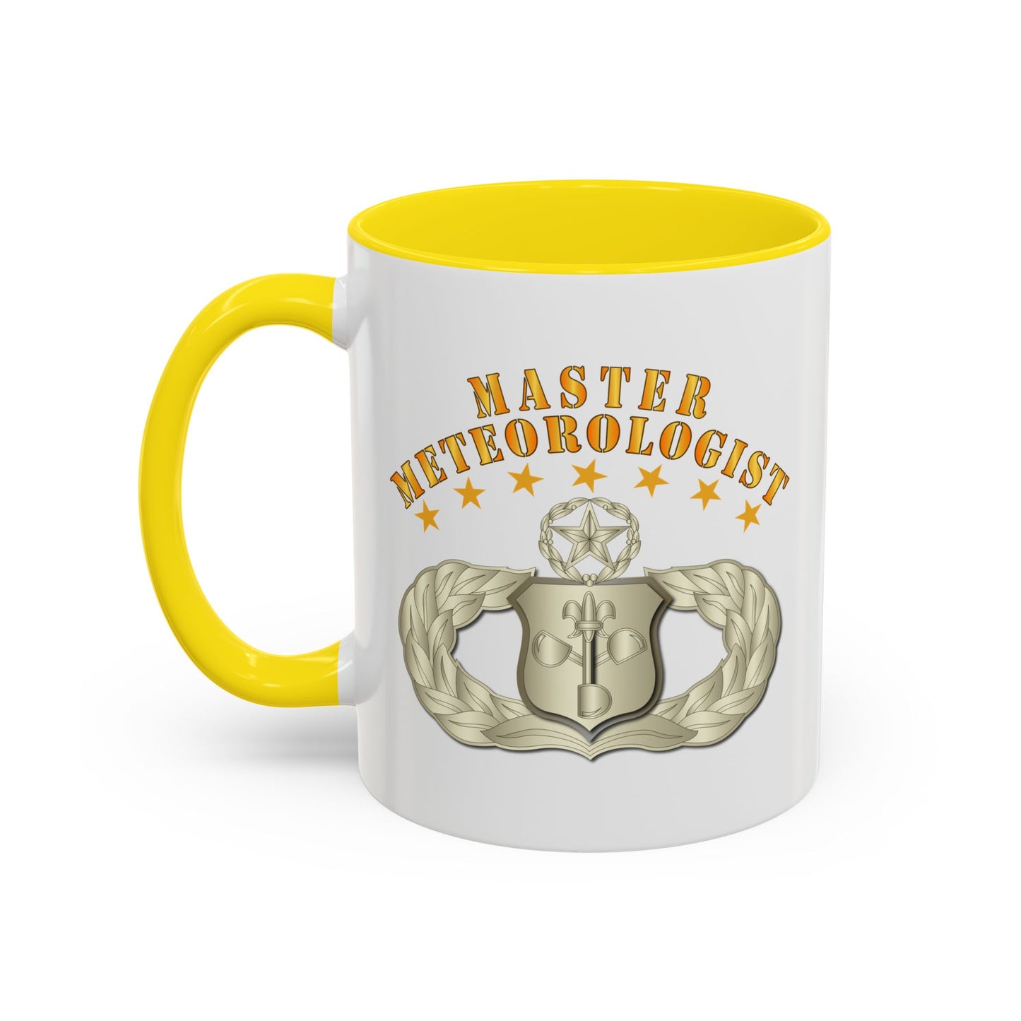 Accent Coffee Mug (11oz & 15oz) - USAF - Meteorologist - Master Badge wo DS