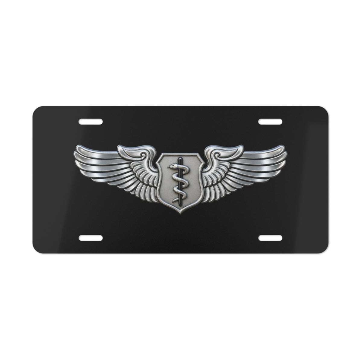 License Plate - USAF - Flight Surgeon Badge wo txt - 3D - Enhanced