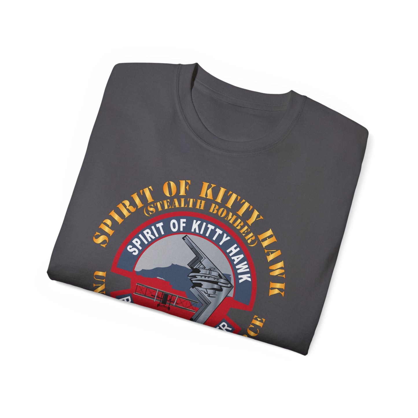 Unisex Ultra Cotton Tee - USAF - B2 - Spirit of Kitty Hawk - Stealth Bomber X 300