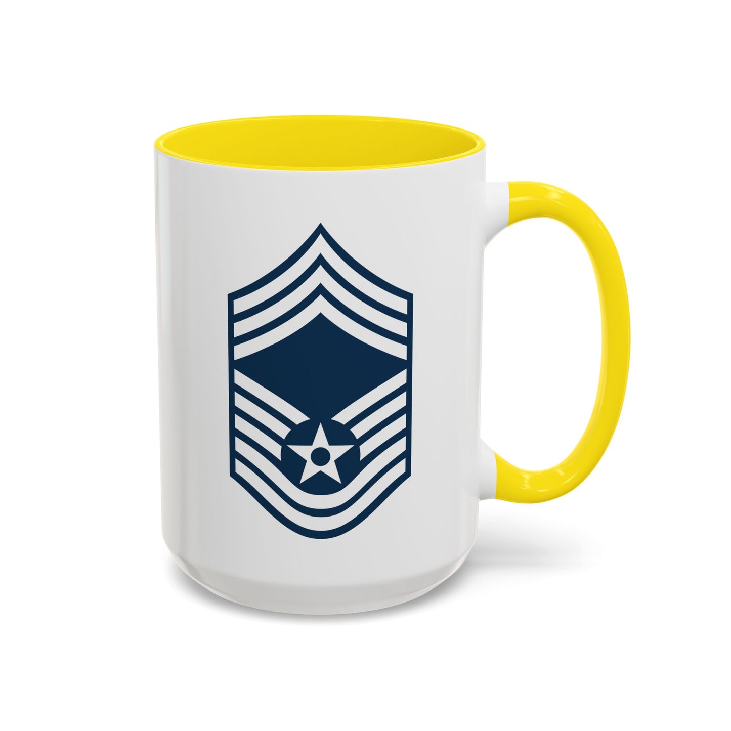 Accent Coffee Mug (11oz & 15oz) - USAF - Chief Master Sergeant (E9a) - 2020