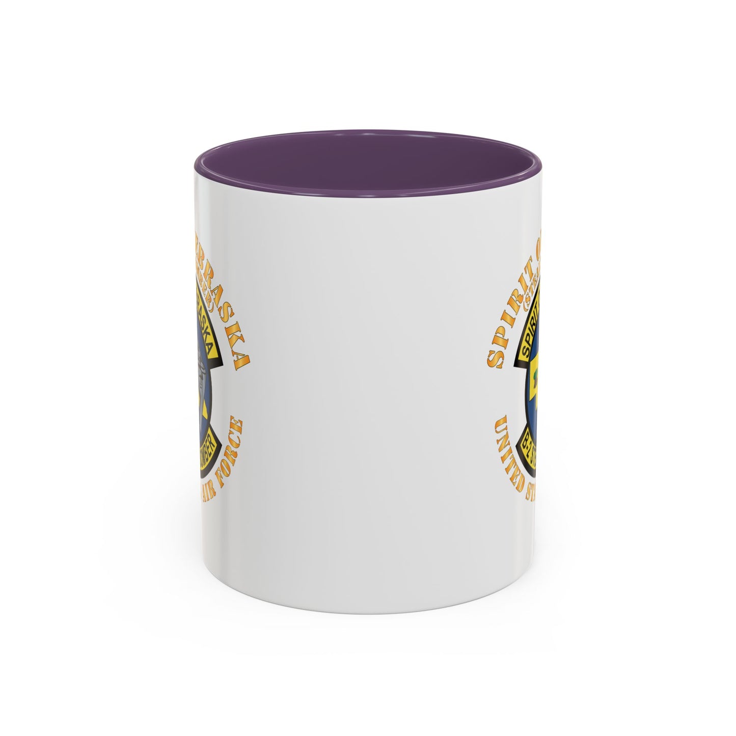 Accent Coffee Mug (11oz & 15oz) - USAF - B2 - Spirit of Nebraska - Stealth Bomber X 300