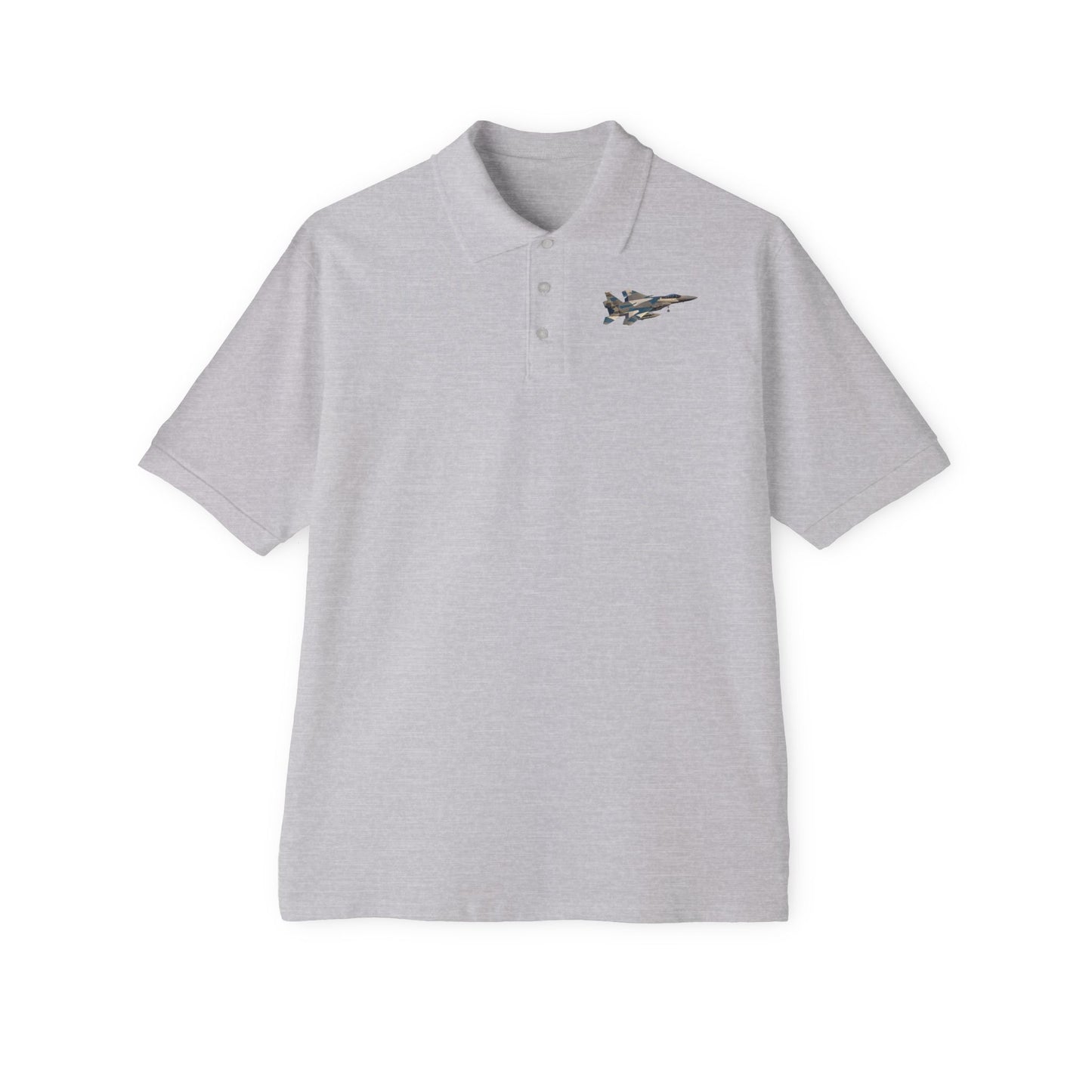 Men's Piqué Polo - USAF - F15 Eagle wo txt