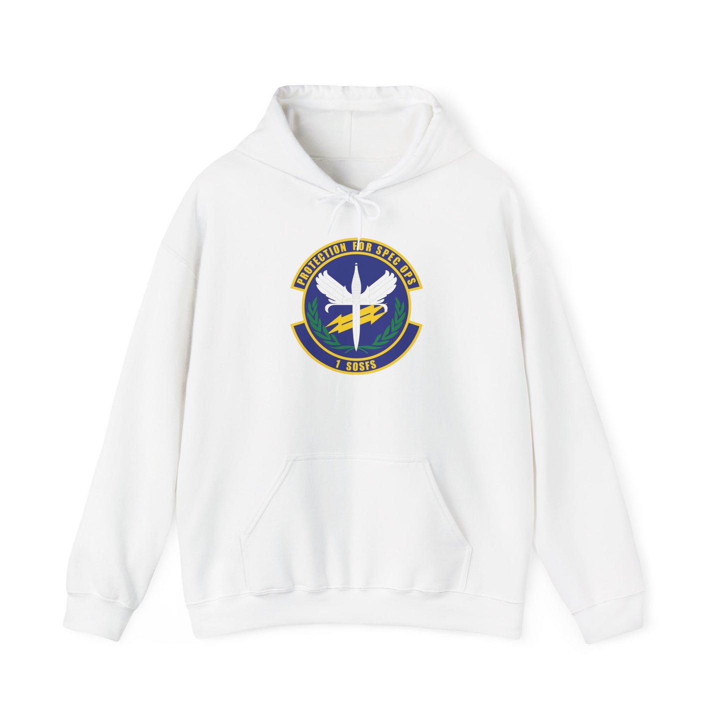Unisex Heavy Blend Hooded Sweatshirt - USAF - 1st Special Operations Security Forces Squadron wo txt