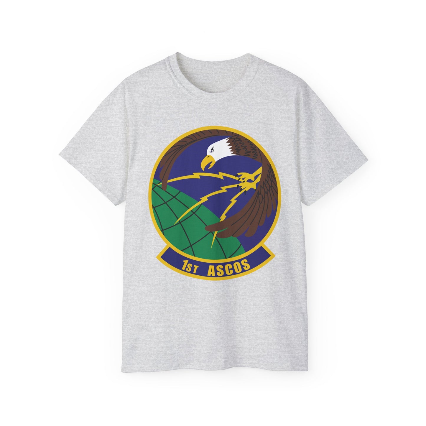 Unisex Ultra Cotton Tee - USAF - 1st Air & Space Communications Operations Sq wo txt X 300