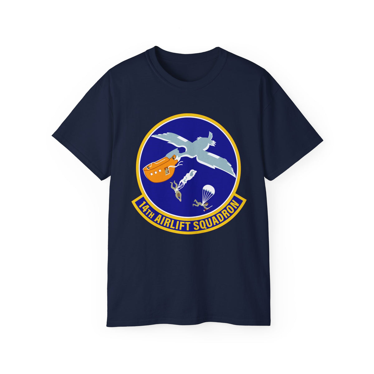 Unisex Ultra Cotton Tee - USAF - 14th Airlift Squadron wo txt