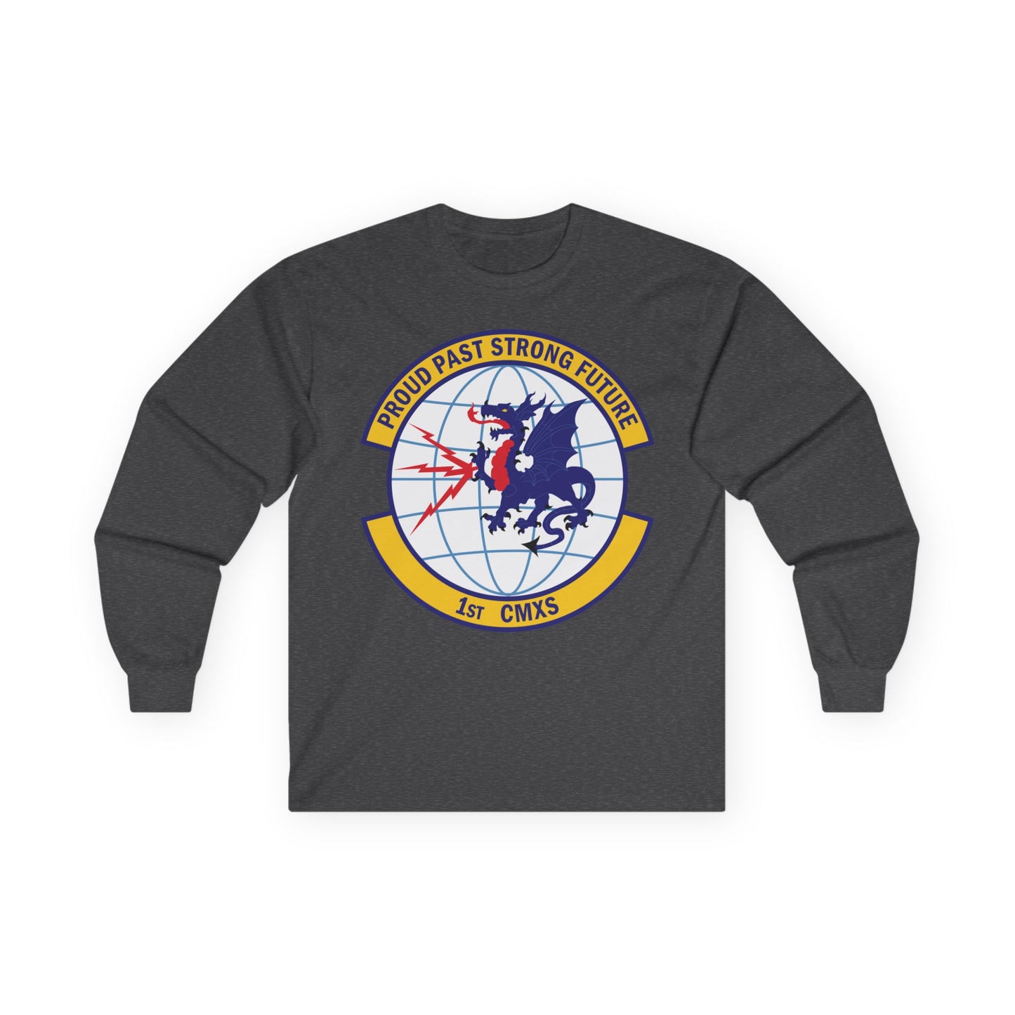 Unisex Ultra Cotton Long Sleeve Tee - USAF - 1st Communications Maintenance Squadron(USAFE) wo txt