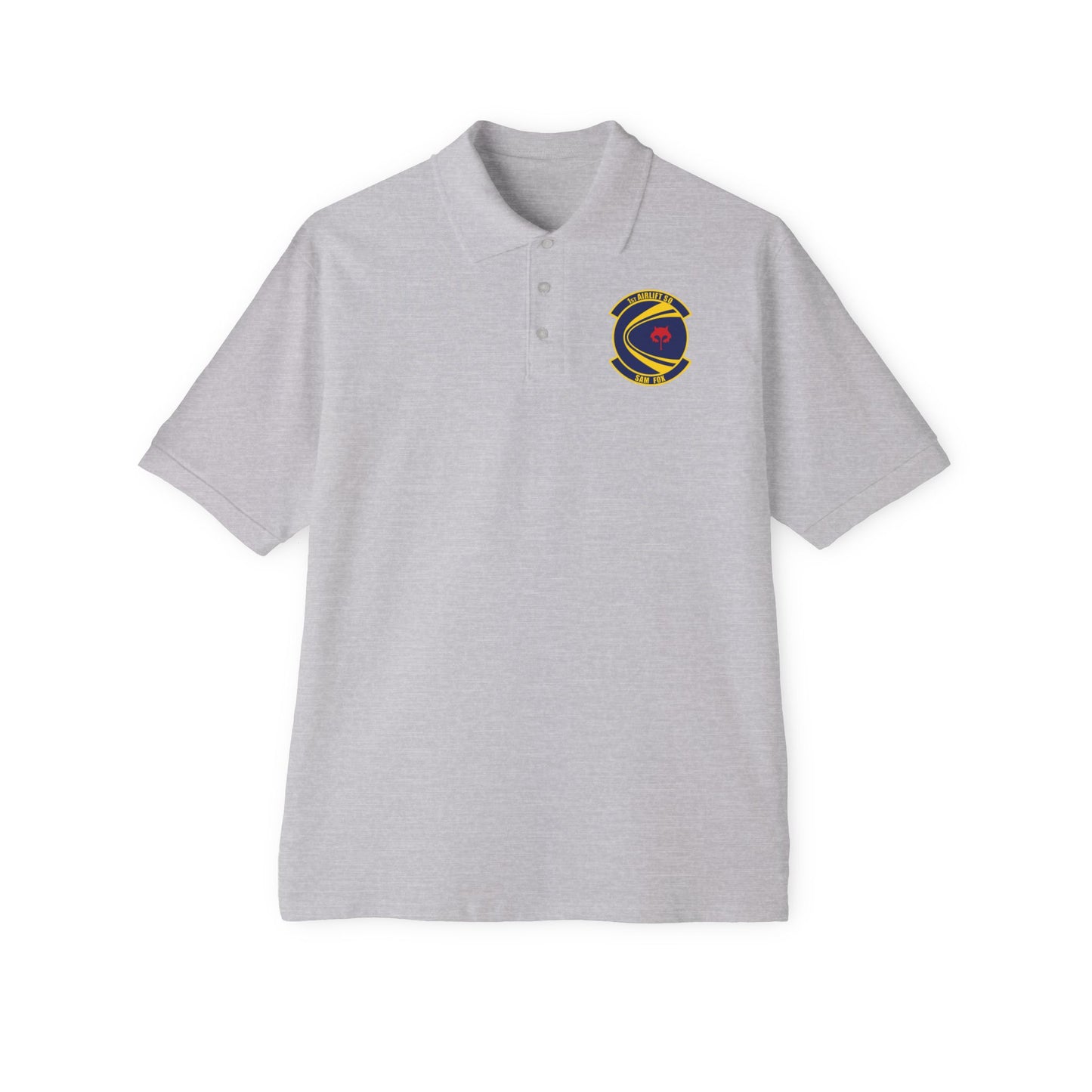 Men's Piqué Polo - USAF - 1st Airlift Squadron wo txt X 300