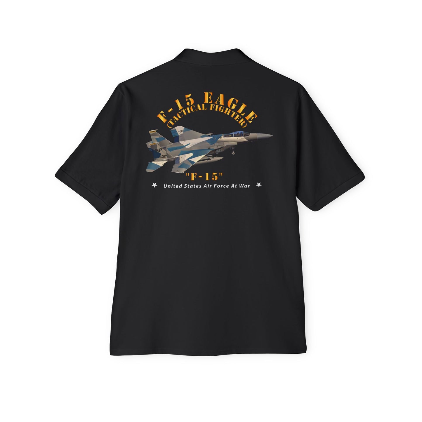Men's Piqué Polo - USAF - F15 Eagle - F15