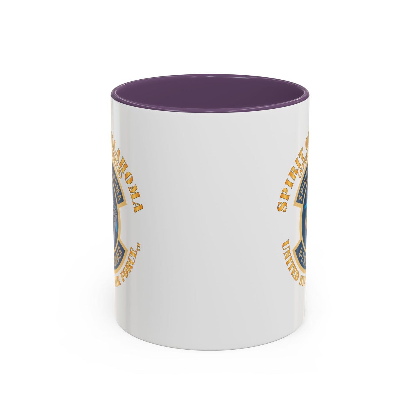 Accent Coffee Mug (11oz & 15oz) - USAF - B2 - Spirit of Oklahoma - Stealth Bomber X 300