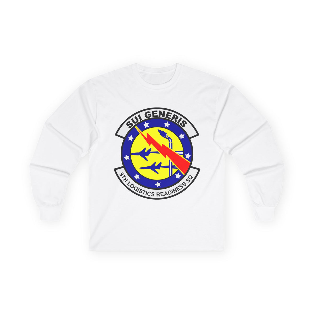 Unisex Ultra Cotton Long Sleeve Tee - USAF - 9th Logistics Readiness Squadron wo txt X 300