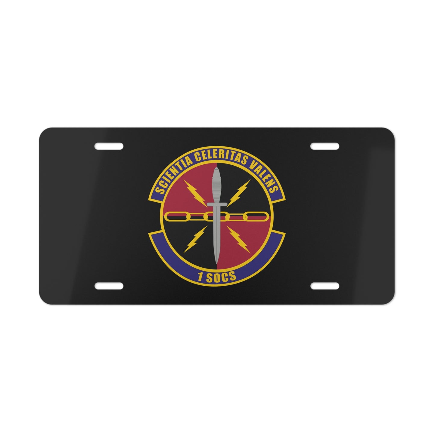 License Plate - USAF - 1st Special Operations Communication Squadron wo txt