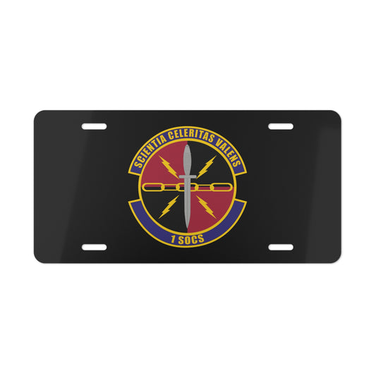 License Plate - USAF - 1st Special Operations Communication Squadron wo txt