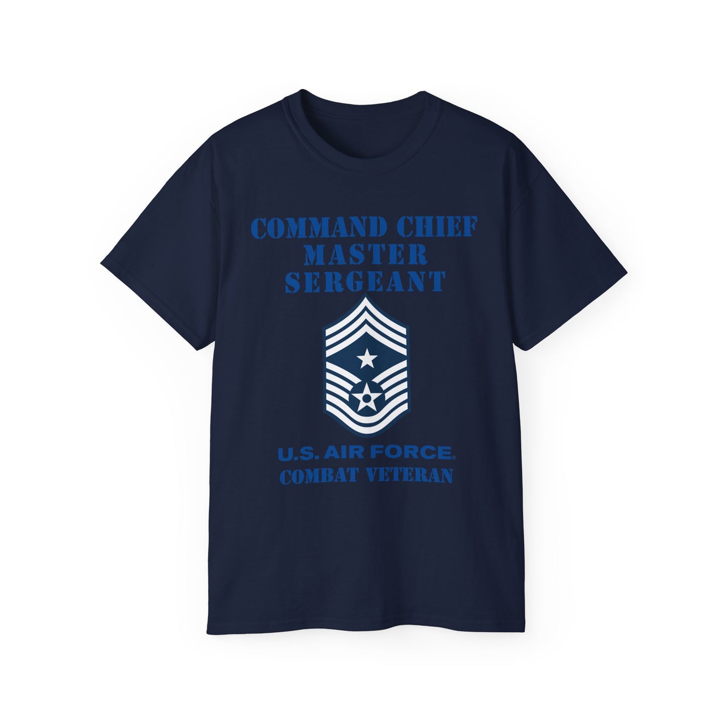 Unisex Ultra Cotton Tee - USAF - Command Chief Master Sergeant (E9c) - 2020 - Combat Veteran