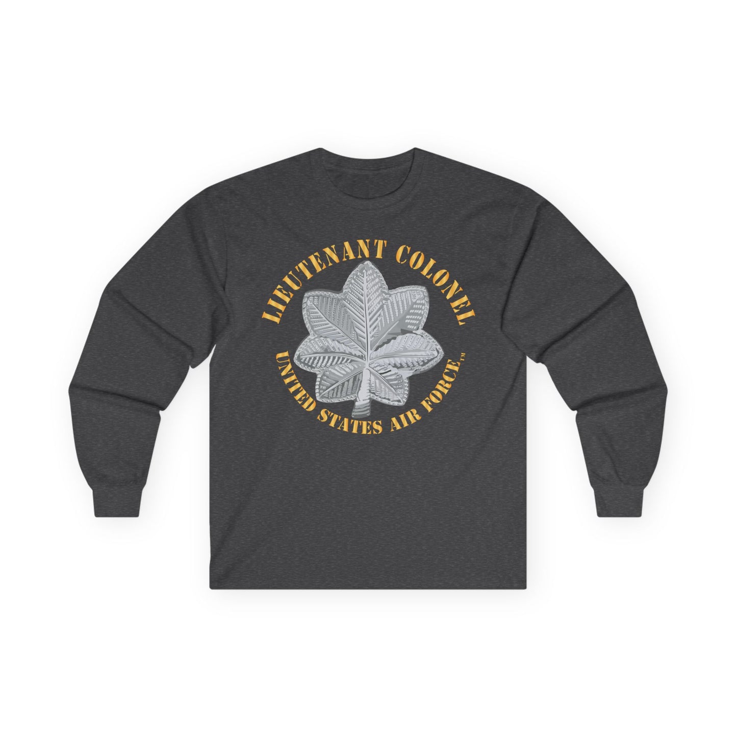 Unisex Ultra Cotton Long Sleeve Tee - USAF - Lieutenant Colonel - LTC - TM X 300