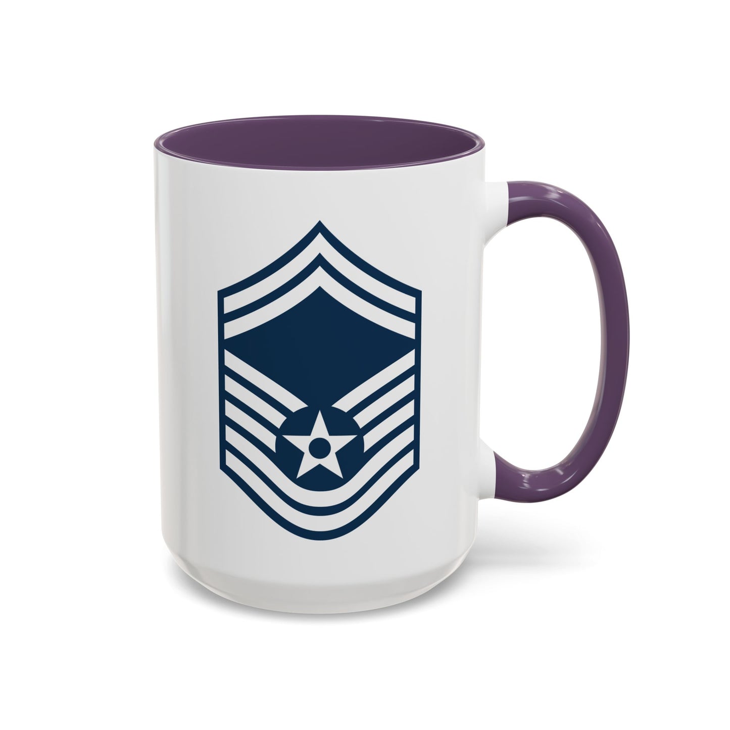 Accent Coffee Mug (11oz & 15oz) - USAF - Senior Master Sergeant (E8a) - 2020