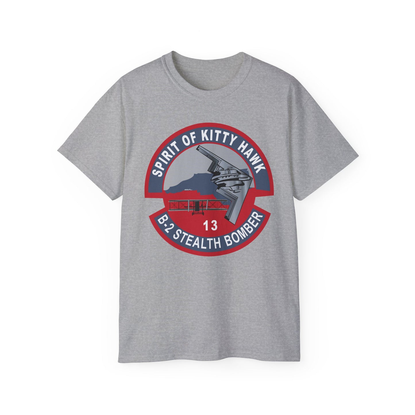 Unisex Ultra Cotton Tee -USAF - B2 - Spirit of Kitty Hawk - Stealth Bomber wo txt X 300