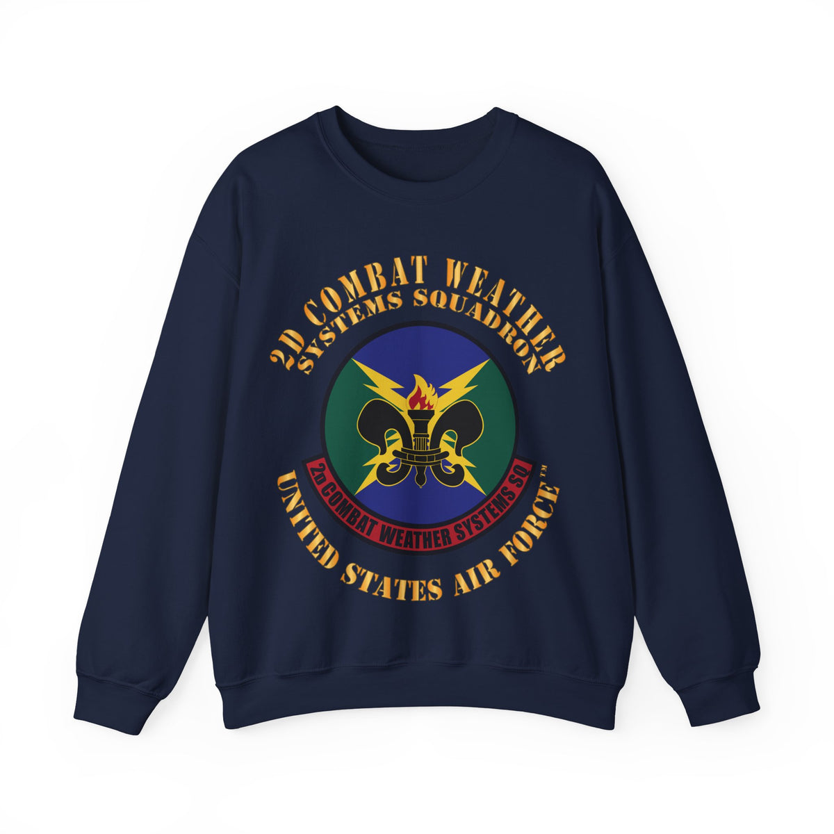 Crewneck Sweatshirt - USAF - 2d Combat Weather Systems Squadron X 300