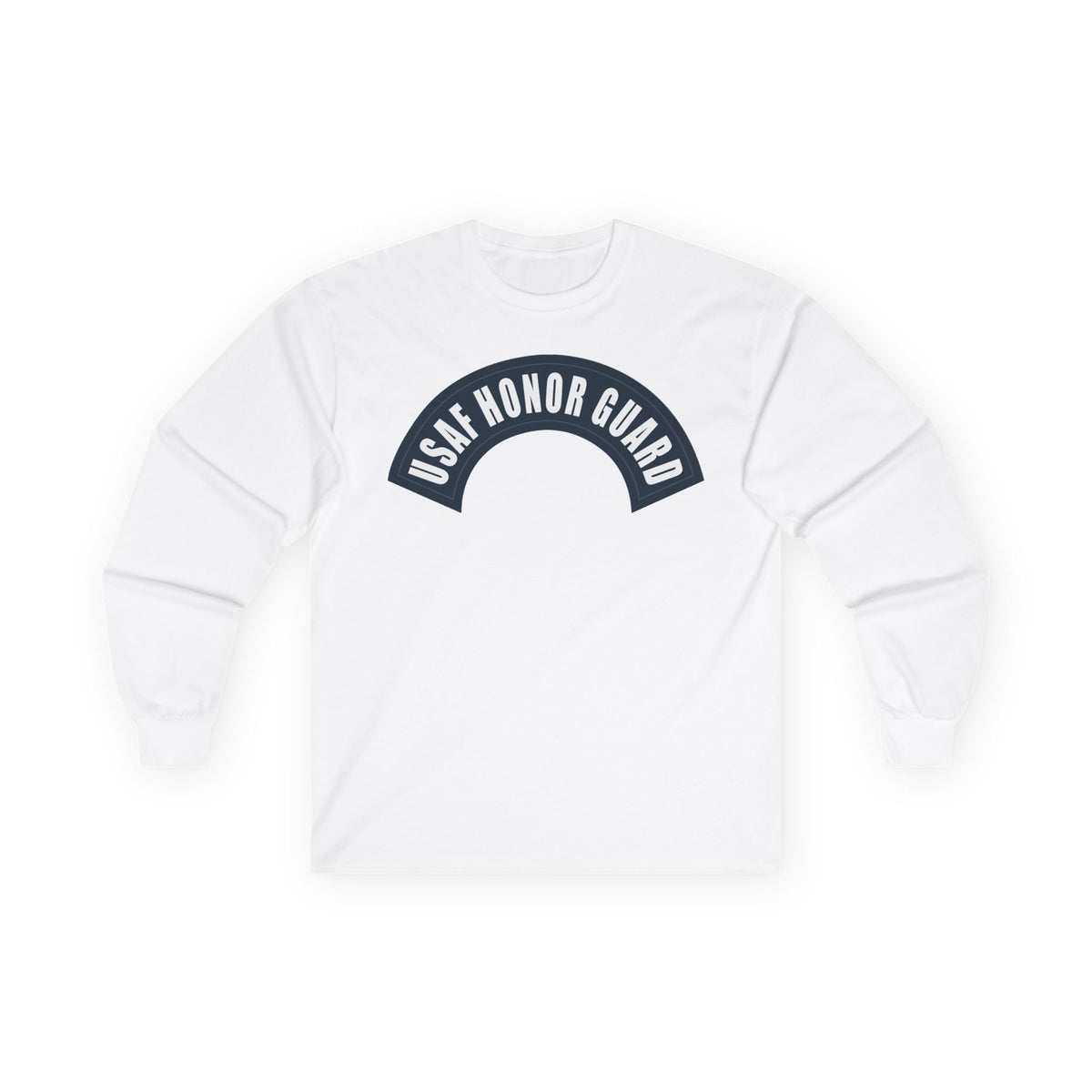 Unisex Ultra Cotton Long Sleeve Tee - USAF Honor Guard Tab