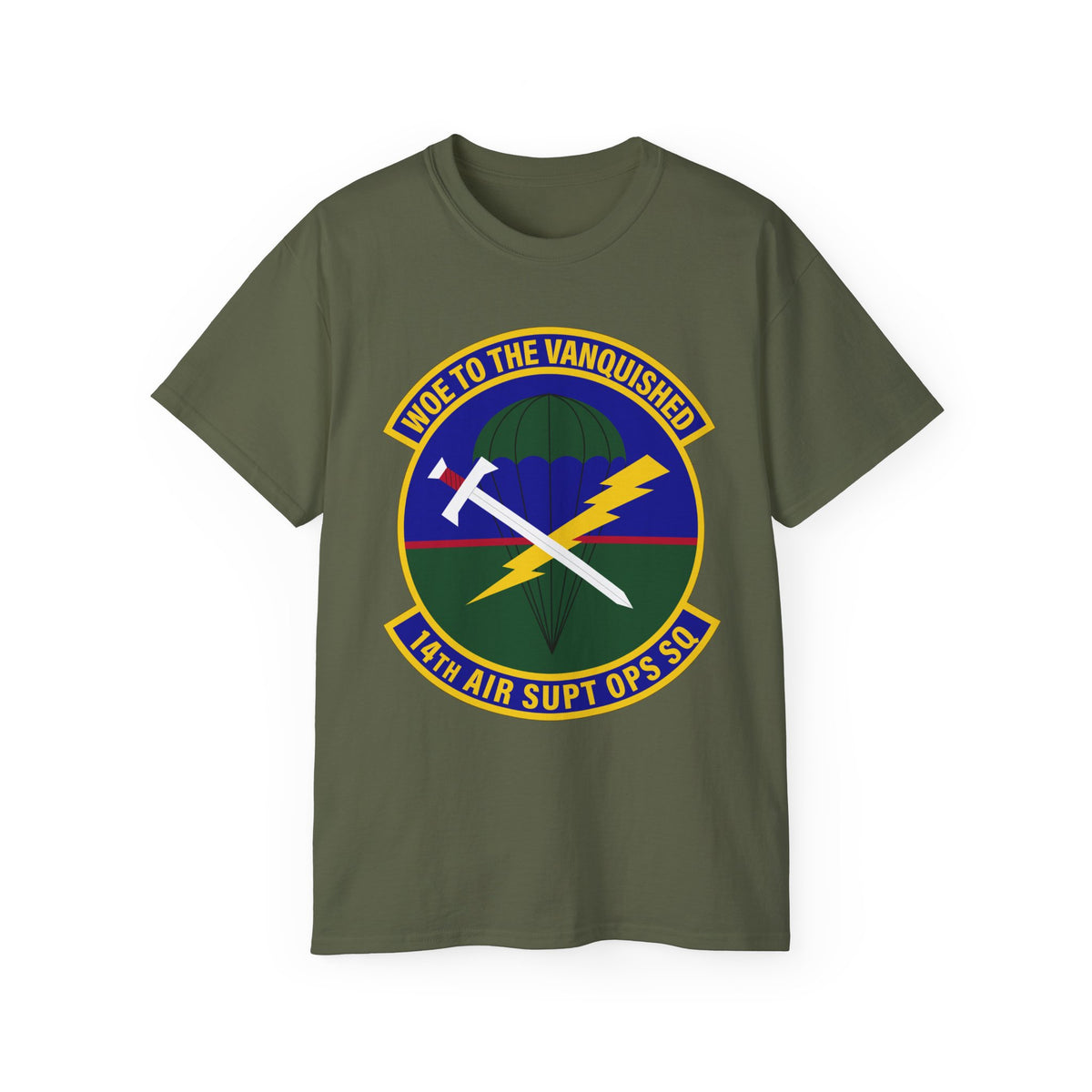 Unisex Ultra Cotton Tee - USAF - 14th Air Support Operations Squadron wo txt