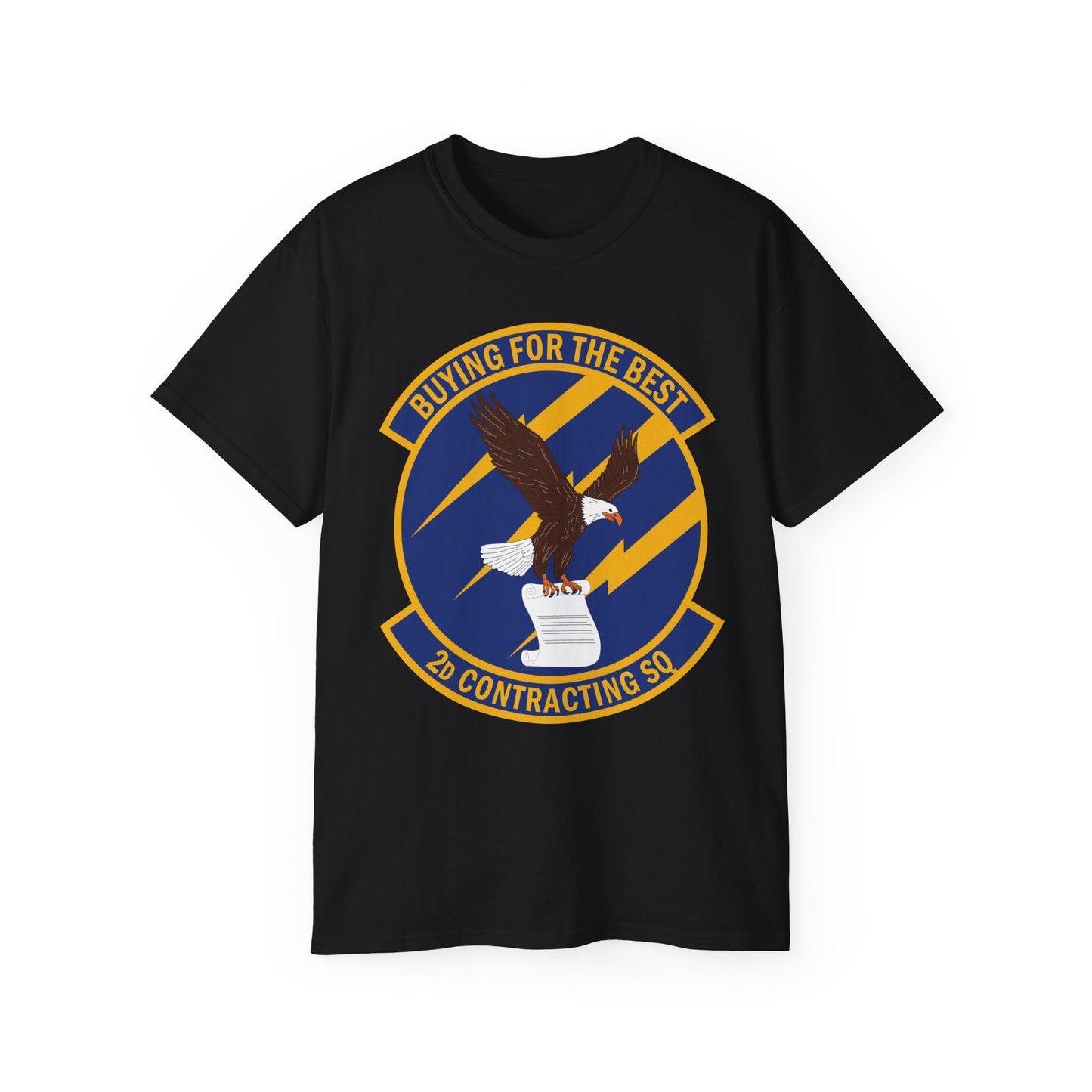 Unisex Ultra Cotton Tee -USAF - 2d Contracting Squadron wo txt