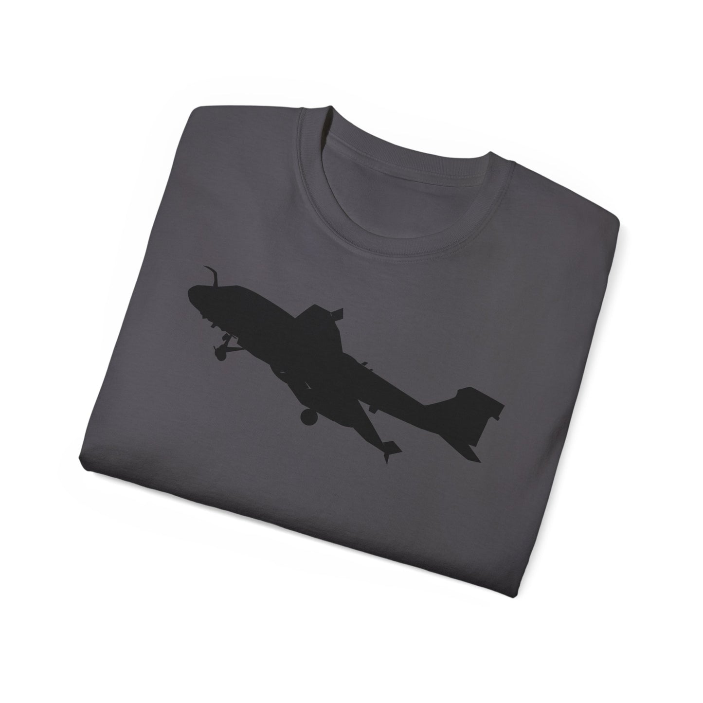 Unisex Ultra Cotton Tee - Aircraft - Navy - A-6A Intruder - Silhouette X 300