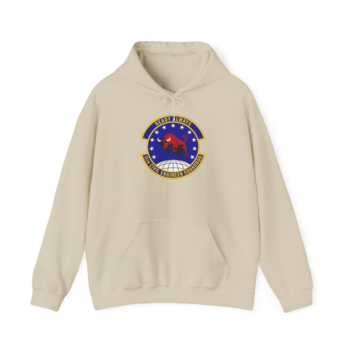 Unisex Heavy Blend Hooded Sweatshirt - USAF - 11th Civil Engineer Squadron wo txt