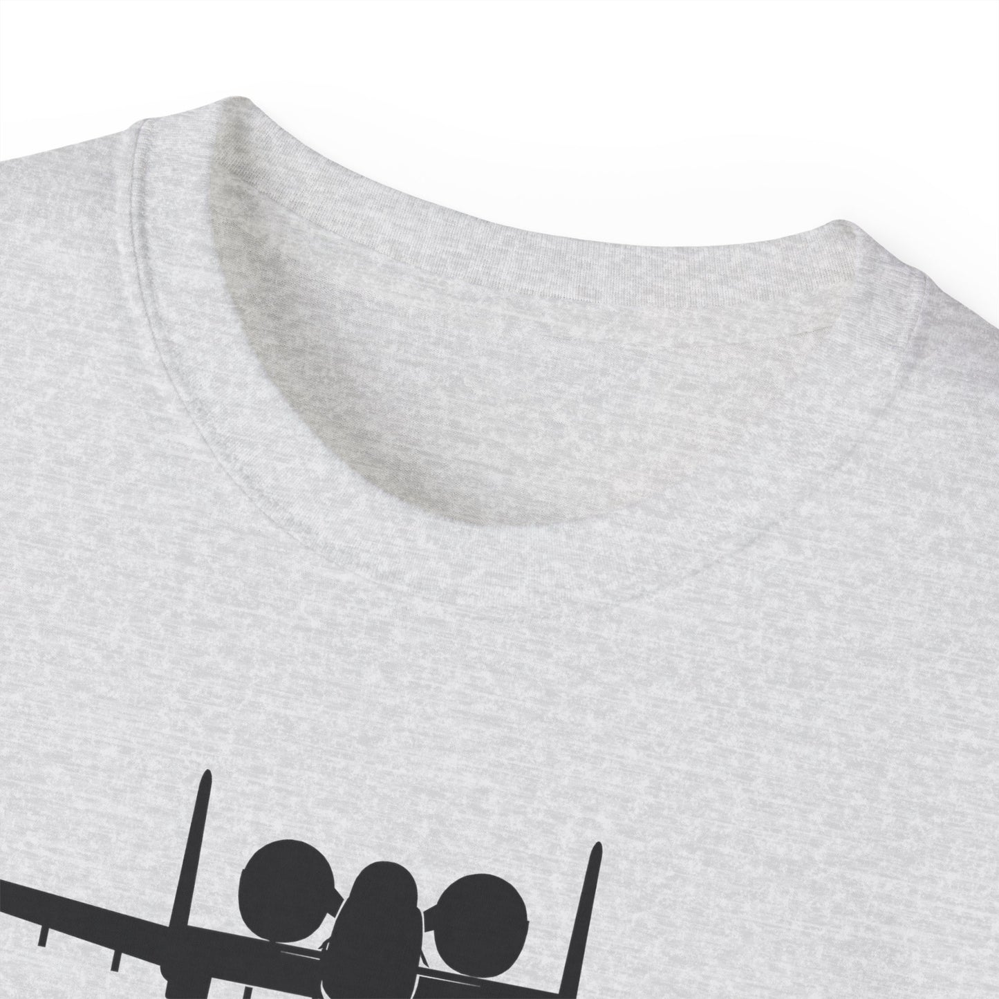 Unisex Ultra Cotton Tee - Aircraft - USAF - A-10 Thunderbolt II - Front - Silhouette X 300
