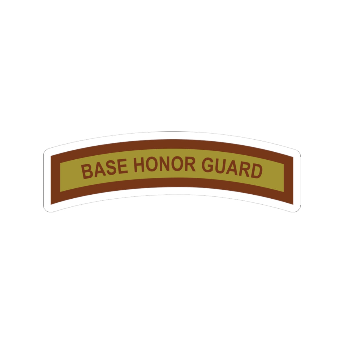 Kiss-Cut Stickers - USAF - Base Honor Guard Tab - V1