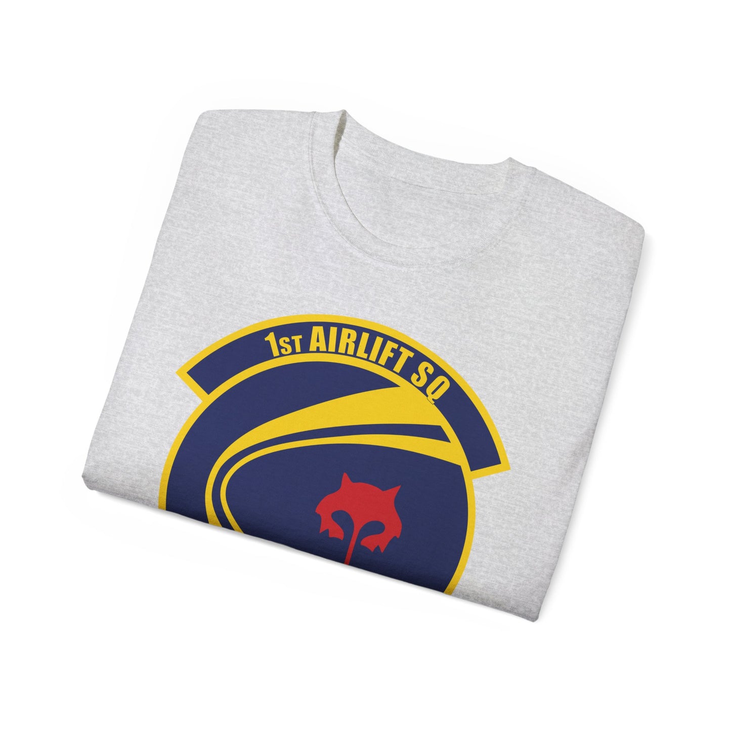 Unisex Ultra Cotton Tee - USAF - 1st Airlift Squadron wo txt X 300