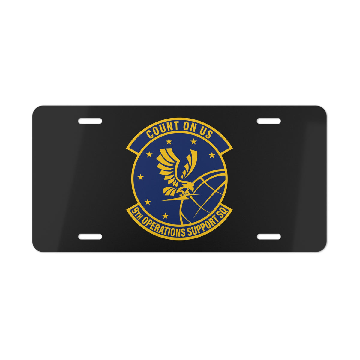 License Plate - USAF - 9th Operations Support Squadron wo txt X 300