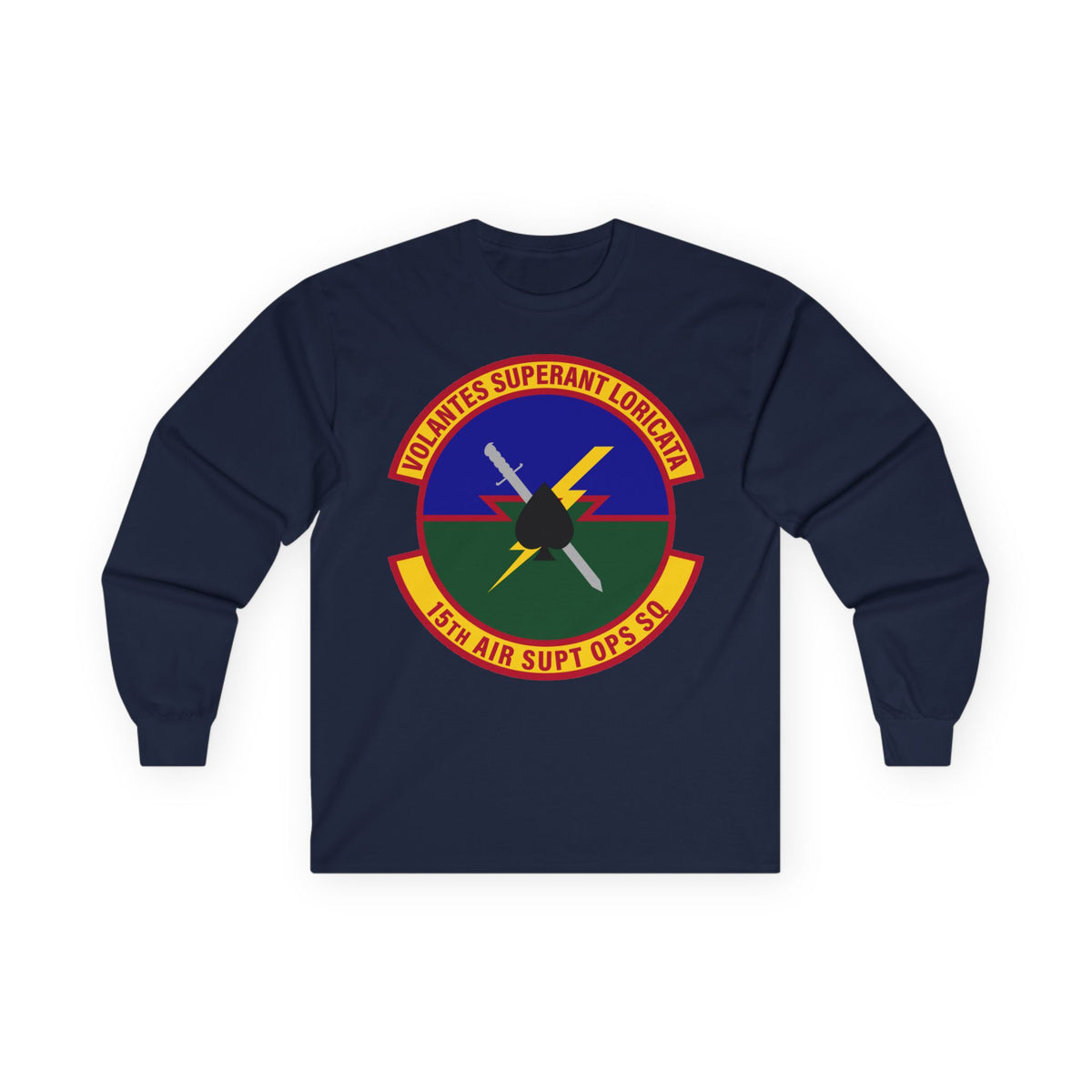Unisex Ultra Cotton Long Sleeve Tee - USAF - 15th Air Support Operations Squadron wo txt