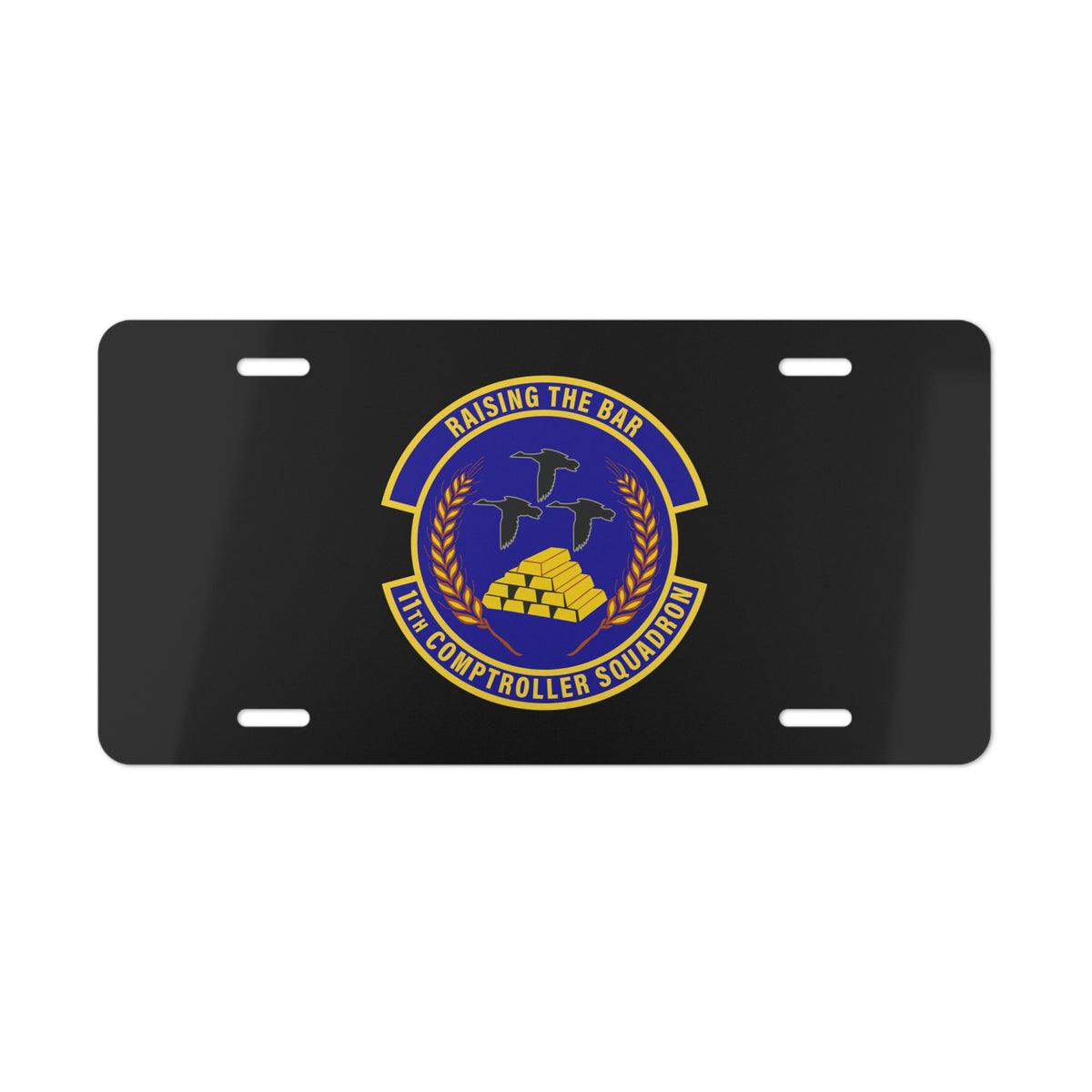 License Plate - USAF - 11th Comptroller Squadron wo txt