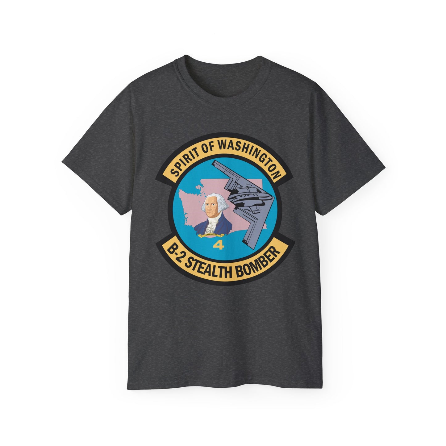 Unisex Ultra Cotton Tee - USAF - B2 - Spirit of Washington - Stealth Bomber wo txt X 300