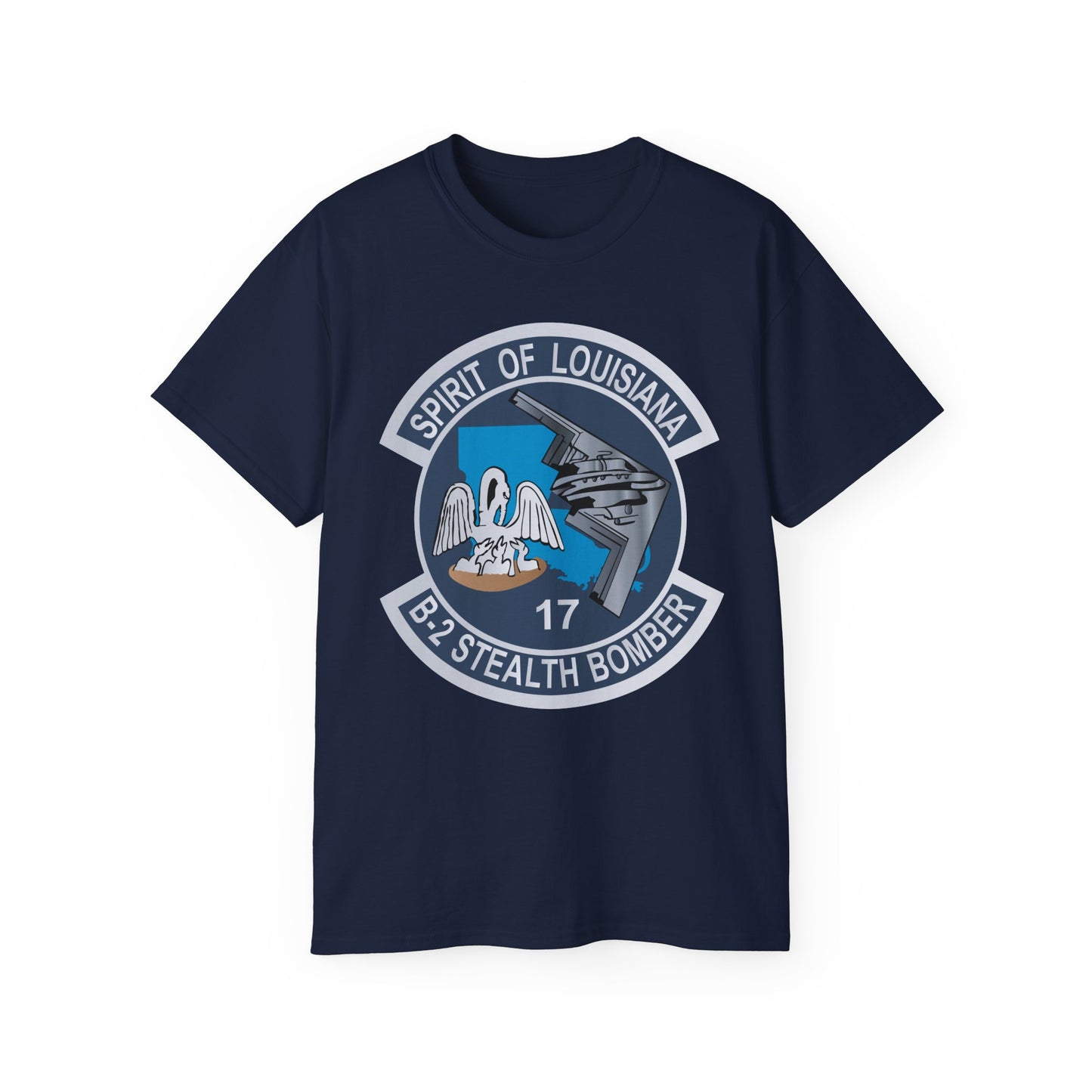 Unisex Ultra Cotton Tee - USAF - B2 - Spirit of Louisiana - Stealth Bomber wo txt X 300