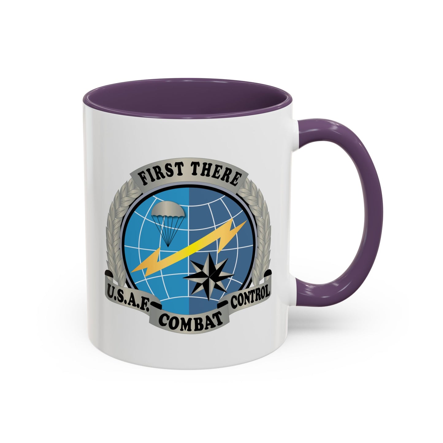 Accent Coffee Mug (11oz & 15oz) - USAF - Combat Controller Badge No Txt  X 300