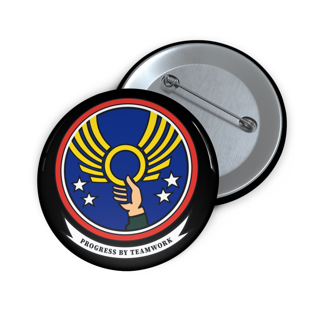 Custom Pin Button - USAF - 4th Civil Engineer Squadron wo txt X 300