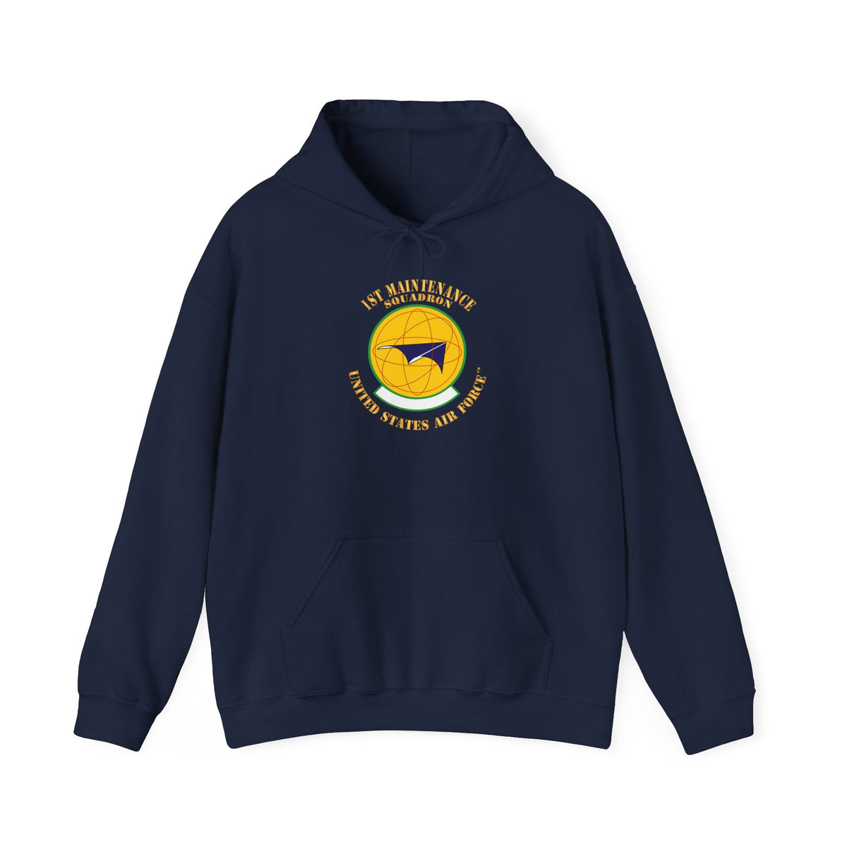 Unisex Heavy Blend Hooded Sweatshirt - USAF - 1st Maintenance Squadron X 300